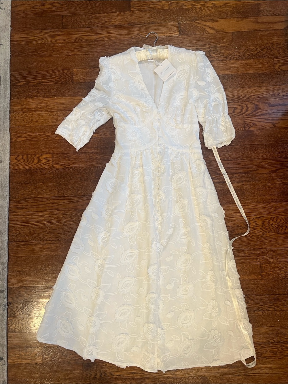 Vita Grace Sierra Embroidered cotton summer day dress